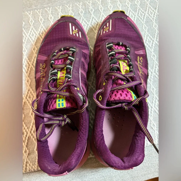 Salming Womens Trail T3 RunLite RocShield Trail Running Shoes, Size 7.5, Magenta - Picture 5 of 11